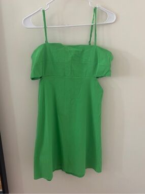 Nasty Gal Green Cutout Dress